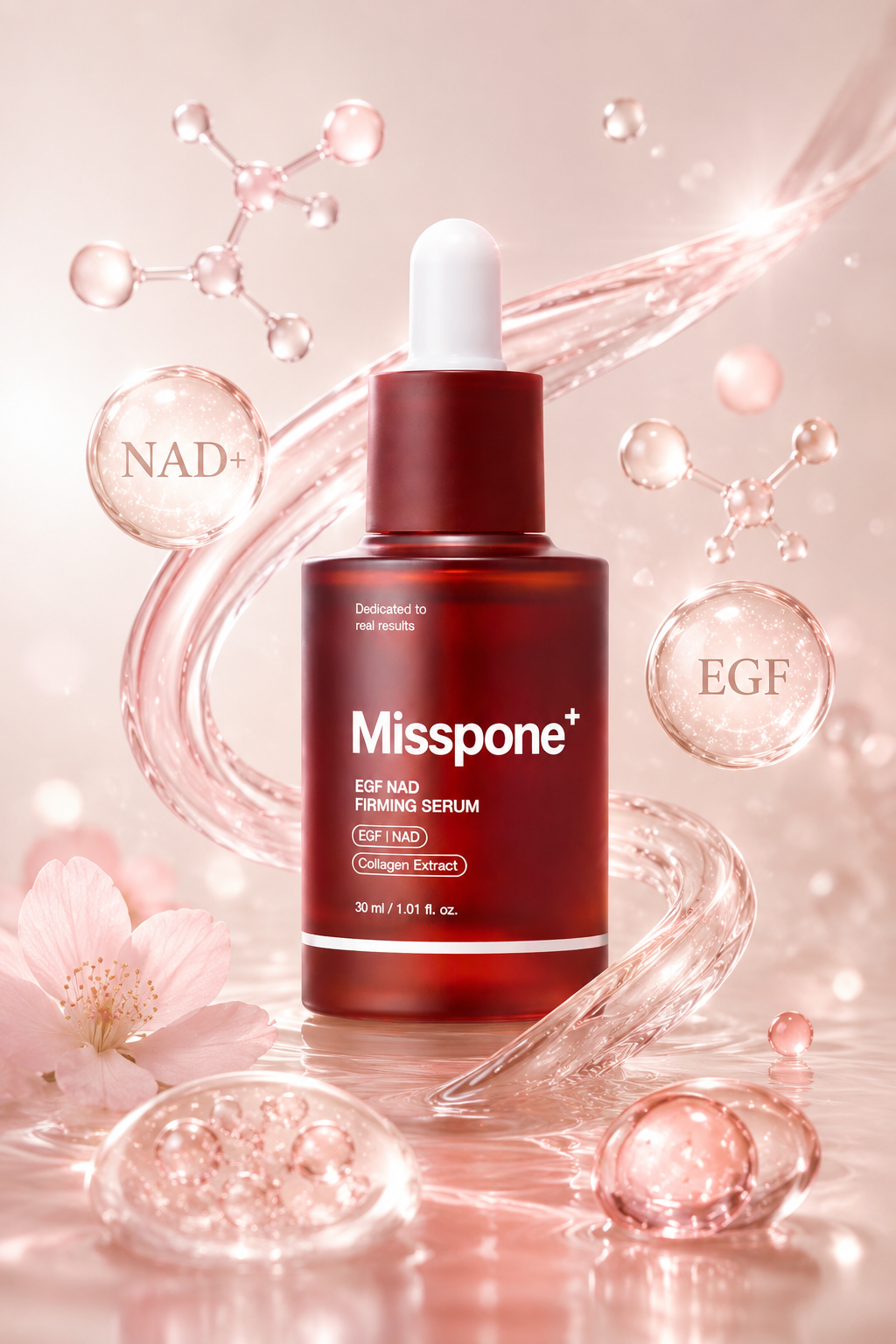 ✨ Misspone NAD+ EGF Serum – Firming, Smoothing & Revitalizing Care 💧