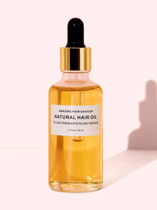 Botanical Hair & Scalp Oil – Lightweight Nourishing Treatment for Dry, Dull & Frizzy Hair, 1.7 fl oz / 50 mL