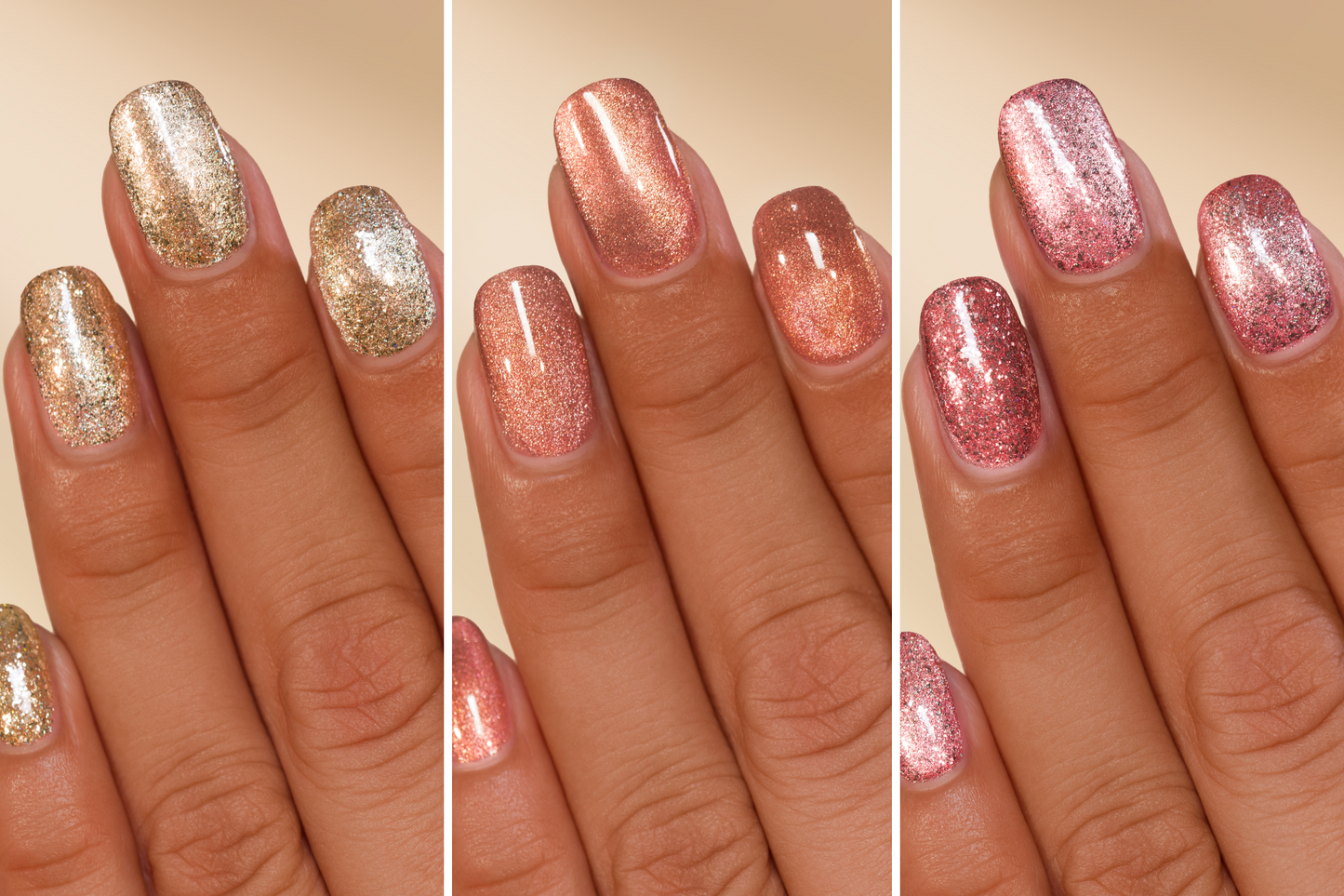 HZA Socialite Glow Magnetic Cat-Eye Nail Polish Trio