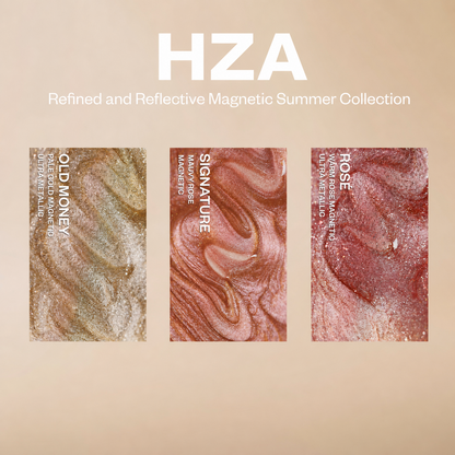 HZA Socialite Glow Magnetic Cat-Eye Nail Polish Trio