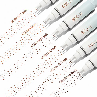 BBOJI 5-Point Instant Freckle Stamp & Refill Kit – 6 Natural-Looking Shades