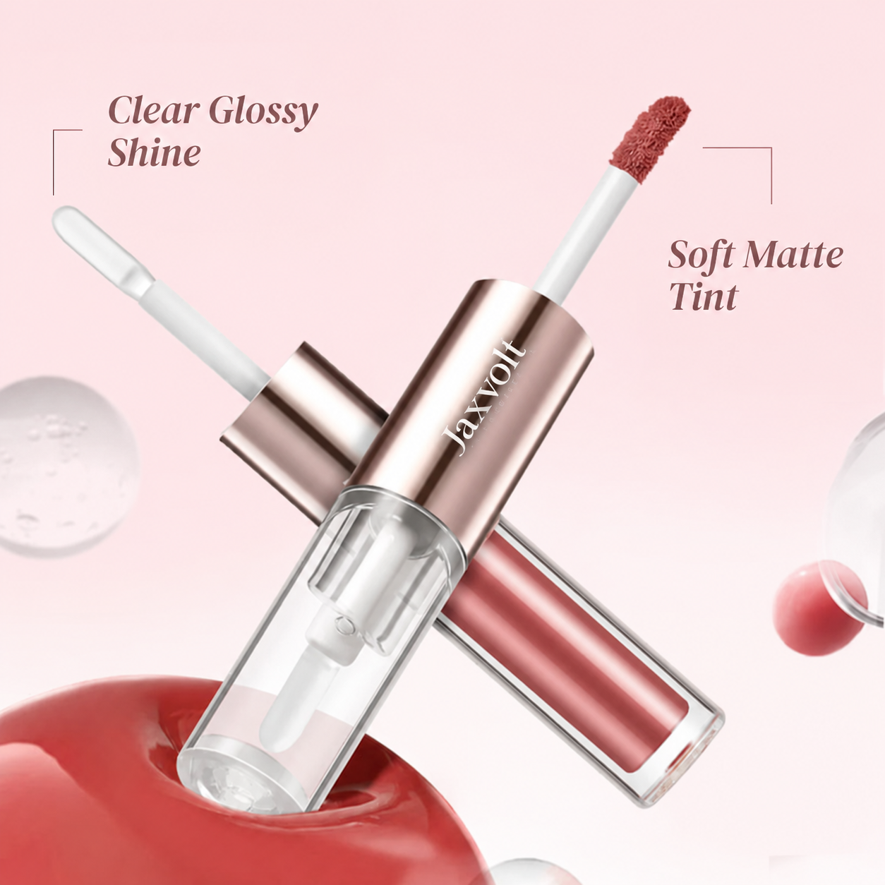Jaxvolt®Velvet Glaze 2-in-1 Matte & Gloss Lip Duo