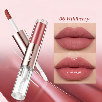 Jaxvolt®Velvet Glaze 2-in-1 Matte & Gloss Lip Duo