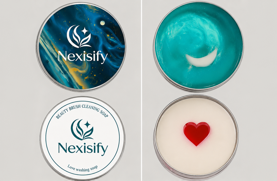 Different Nexisify Brush Reset soap designs