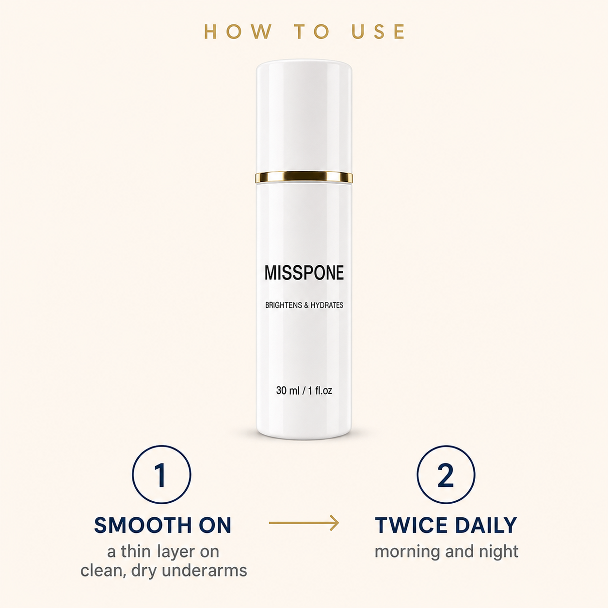 MISSPONE Underarm Glow Reset Cream
