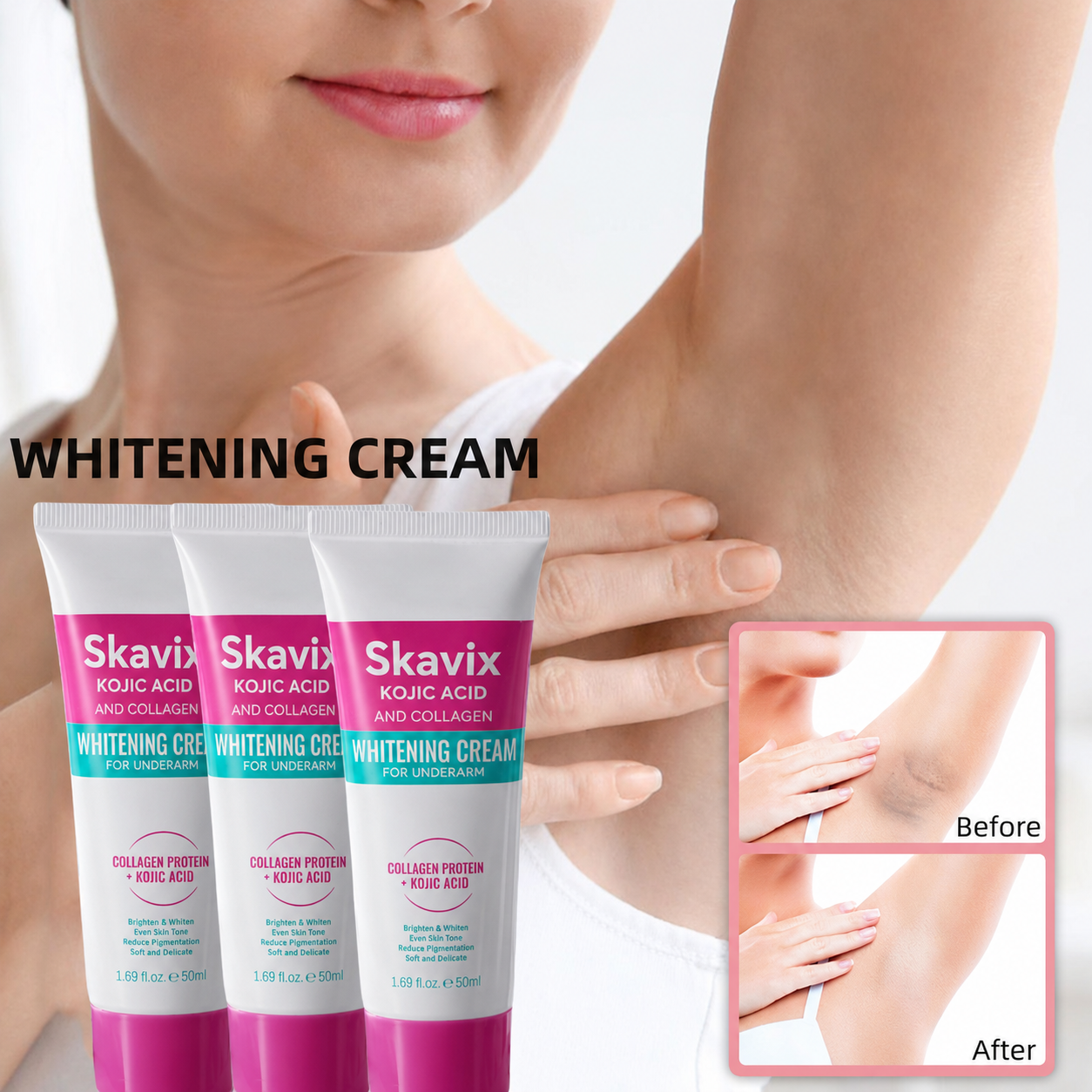 Skavix® Underarm Glow Reset Cream – Visibly Brighter, Smoother & More Even-Looking Skin