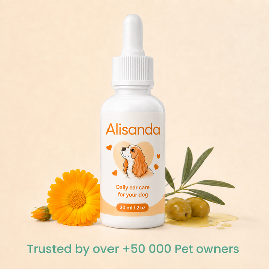🐾 Alisanda Dog Ear Cleansing & Comfort Drops – Gentle Daily Ear Care✨