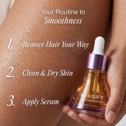 ✨ NEXISIFY® Hair Minimizing Serum – Smooth Skin After Hair Removal