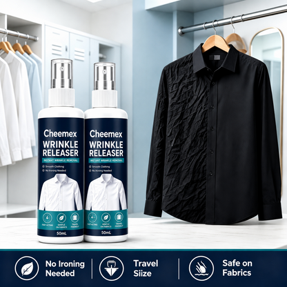 ✨ Cheemex Wrinkle Release Spray – No-Iron Fabric Smoothing Mist