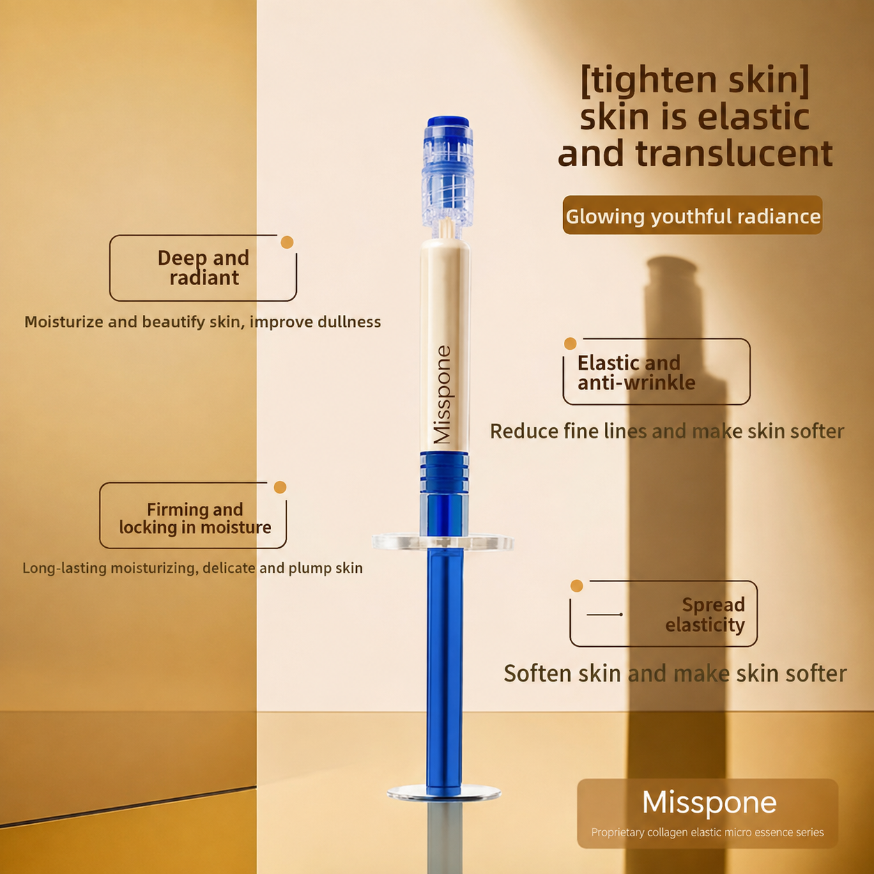 ✨ Misspone®  Advanced Peptide Collagen Firming Concentrate – Wrinkle-Smoothing & Elasticity Care