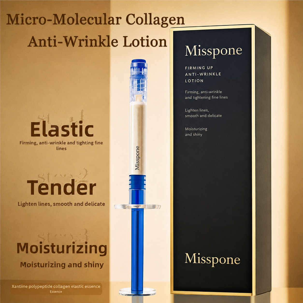 ✨ Misspone®  Advanced Peptide Collagen Firming Concentrate – Wrinkle-Smoothing & Elasticity Care