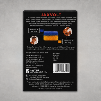 JAXVOLT Ice Blast Exfoliating Loofah Bar