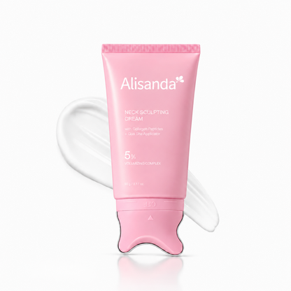 Alisanda® PDRN Collagen Gua Sha Neck Sculpting Cream