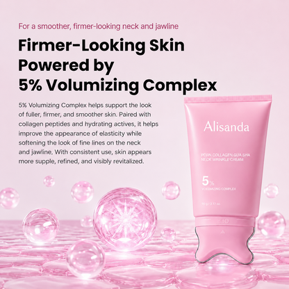 Alisanda® PDRN Collagen Gua Sha Neck Sculpting Cream