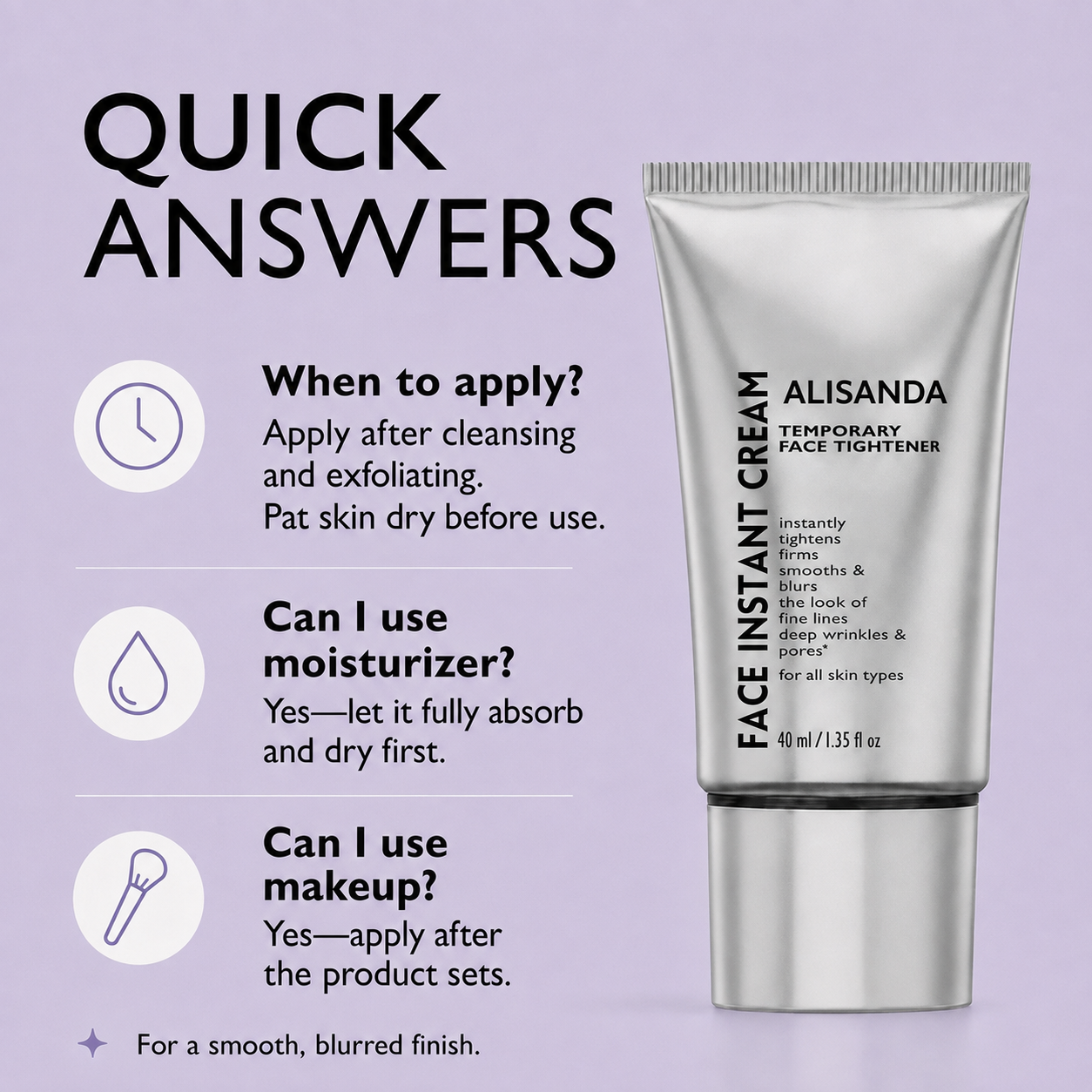 Alisanda® Instant Face Tightening & Smoothing Cream