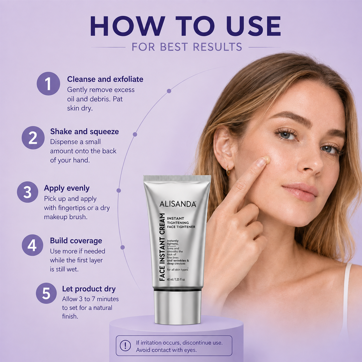 Alisanda® Instant Face Tightening & Smoothing Cream
