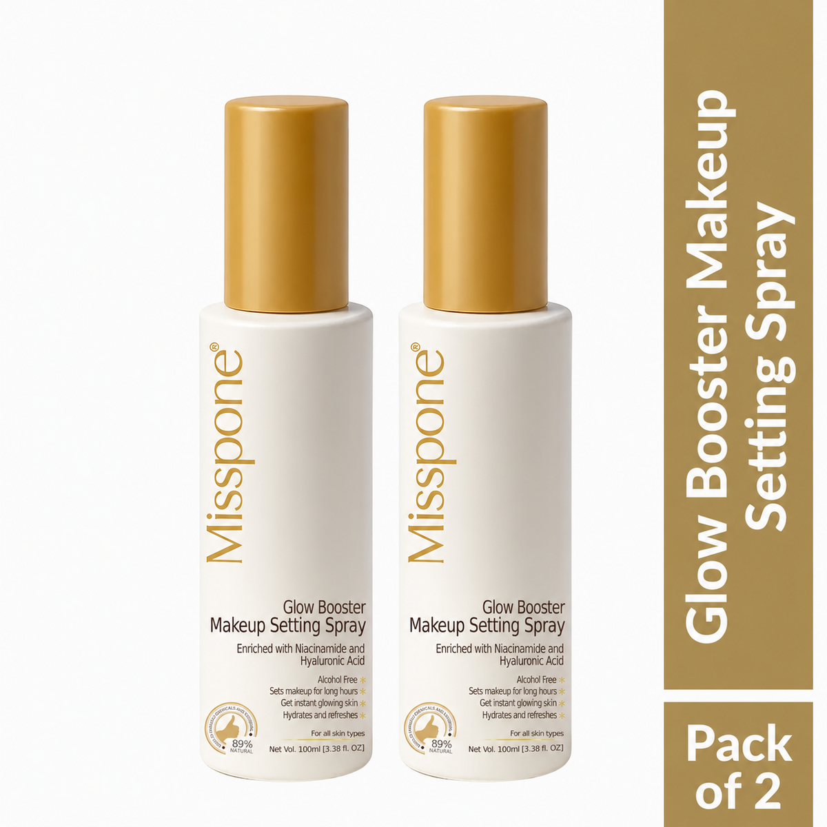 Glow Booster Makeup Setting Spray pack of two