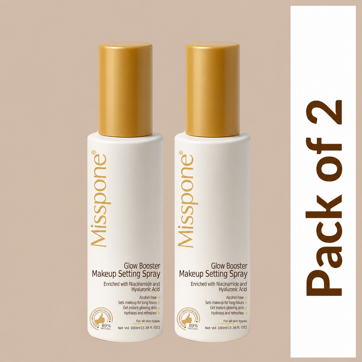 Glow Booster Makeup Setting Spray two pack