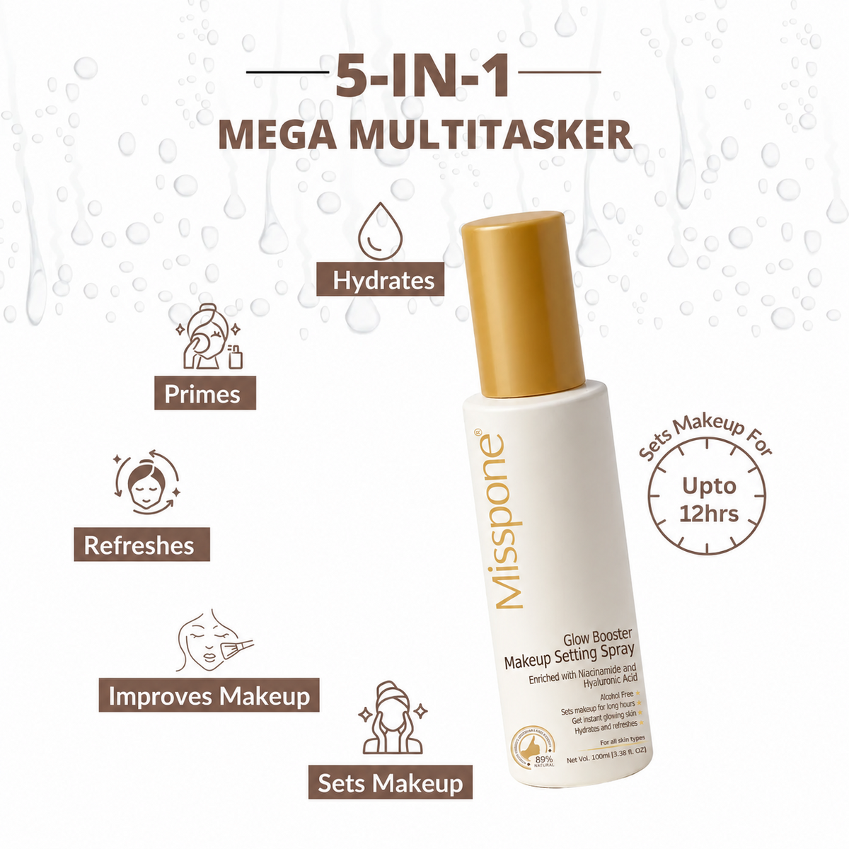 5 in 1 Glow Booster Makeup Setting Spray
