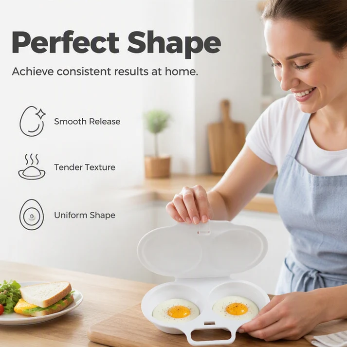 Microwave egg poacher feature