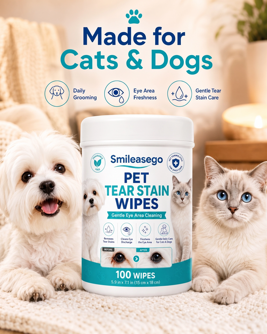 Smileasego™ Gentle Tear Stain Wipes