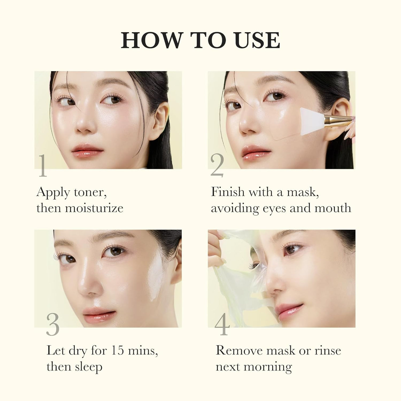 How to use Golden Turmeric Collagen Peel-Off Mask