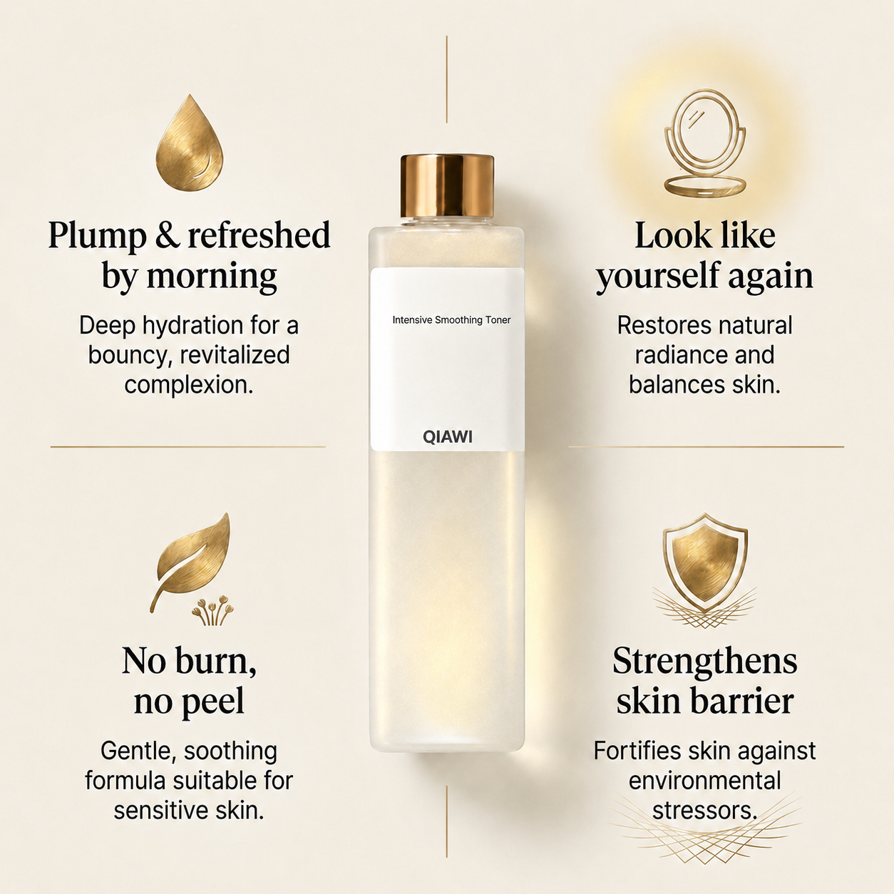 QIAWI toner for plump refreshed skin