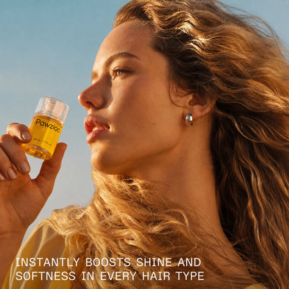 Pawzioo® Golden Gloss Hair Oil Turn Dry, Frizzy Hair Into Smooth, Glass-Like Shine