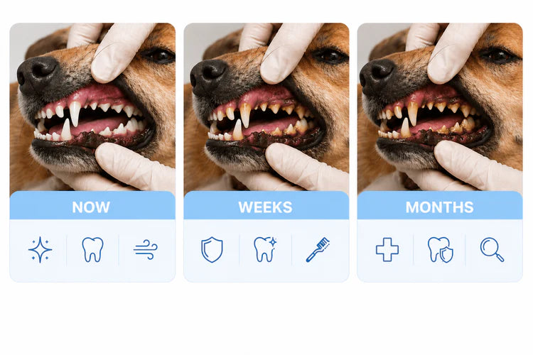 Qooes®Cat Teeth Cleaning Finger Wipes